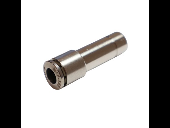 Push-in stem reduction made of stainless steel AISI 316. Incl. Viton gasket. Suitable for compressed air hoses. Withstands up to +150°C and 20 bar. Order here!