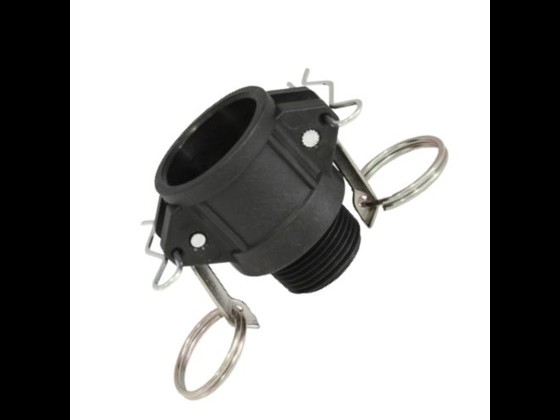 Camlock female coupling, type B, polypropylene