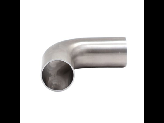 Durable 90° elbow in DS/SMS standard, ideal for hygienic food production applications. Ensures reliable connections. Order here!