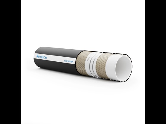 The Silo/SPL-4BN granulate hose is food-grade certified and electrically conductive. Ideal for safe transport of granulates in the food industry. Order here!