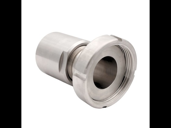 Alfotech's DS union nut is made of high quality stainless steel. Supports connections between 25.0 mm and up to 76.0 mm. Order via our webshop here.