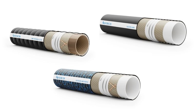 collage granules and powder hoses