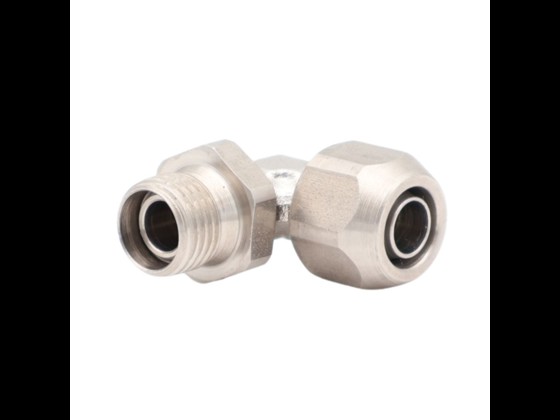 Push-on swivel male elbow w/BSPP thread, made of stainless steel AISI 316. Long service life, high sanitary level. Suitable for air, water and food. Order here!