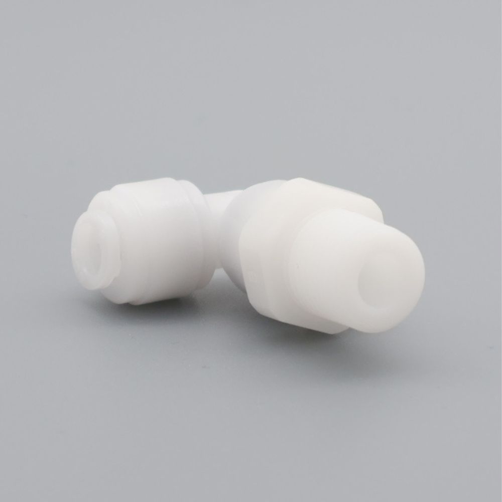 Push-in male swivel elbow