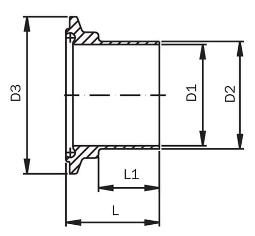 Clamp nut, DIN, 11864-3, series C