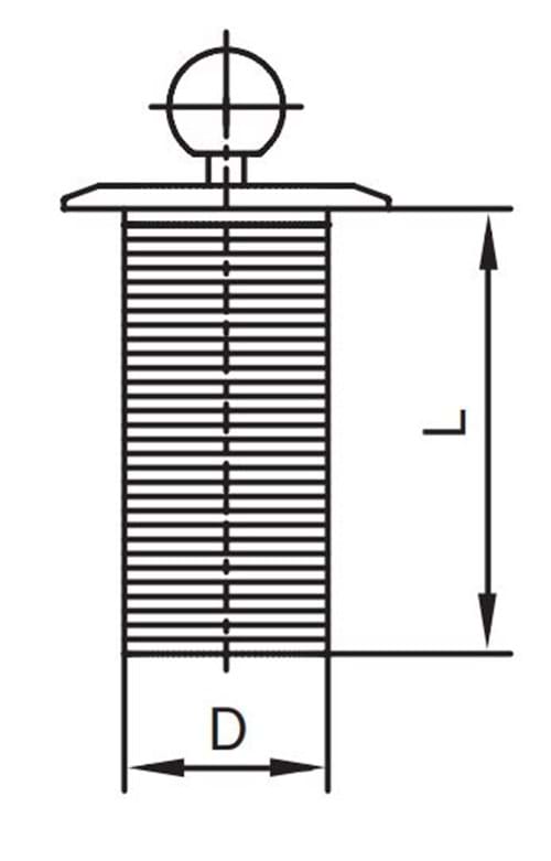 Insert for strainer, Y-type