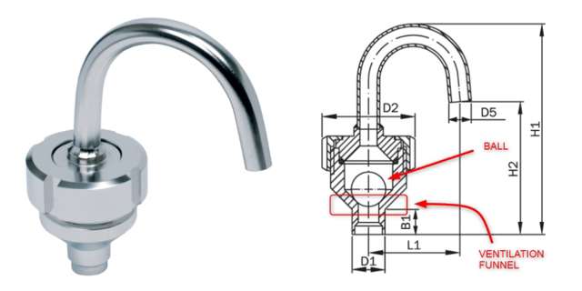 Collage of vent and exhaust valve