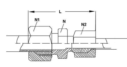 Straight reducing union