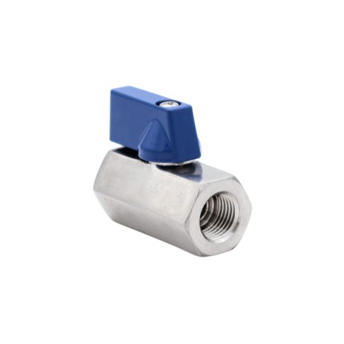 Mini ball valve, female/female