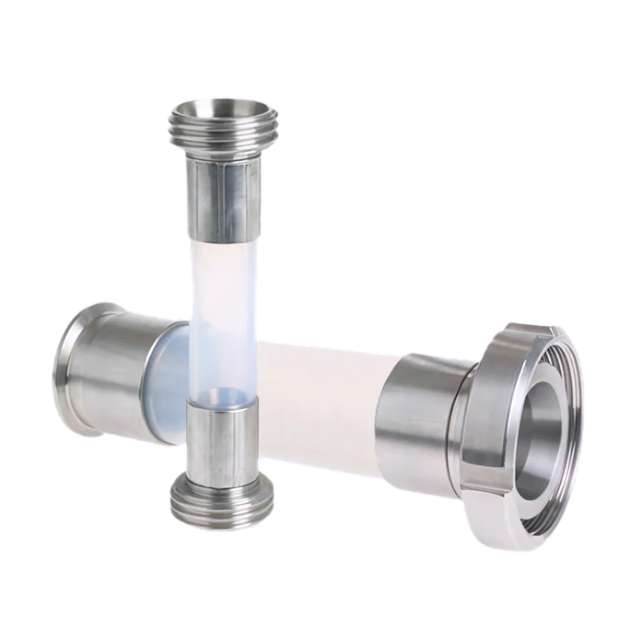 Sight glass with FEP-pipe