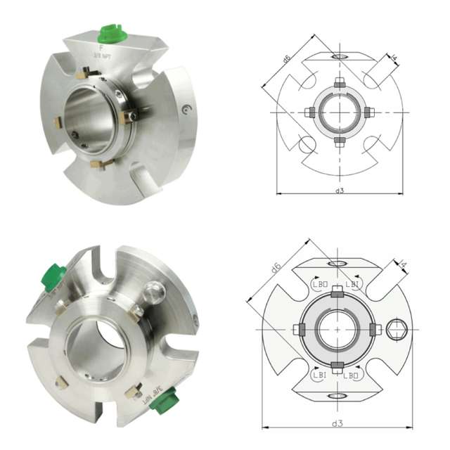 Collage of cartridge seals