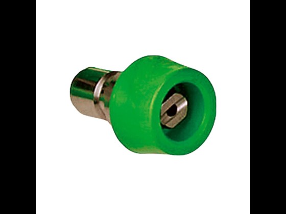 Insert flush with green code, stainless nozzle and coupling nipple. Composite protector ensures durability. For professional cleaning. Order online!