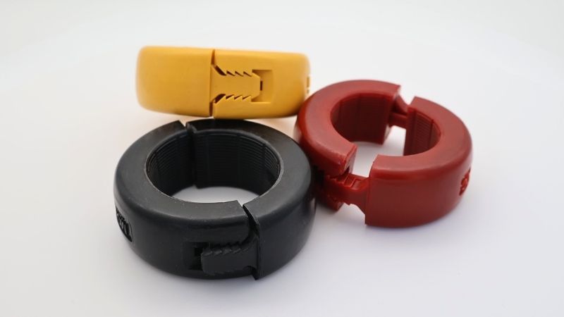 2-part hose protectors in various colours
