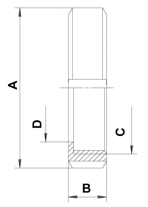 Nut, DIN, 11864-1, series A/B/C