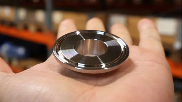 Handheld Tri-Clamp ASME-BPE steel component