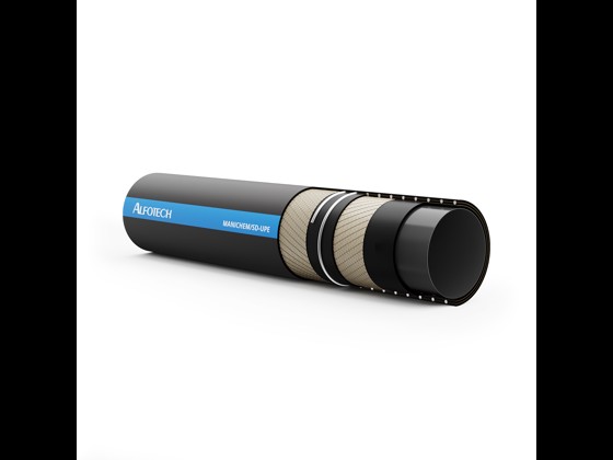The Manichem/SD-UPE chemical hose is antistatic, ATEX-approved, and withstands up to 16 bar. Ideal for safe transport of aggressive chemicals. Order here!