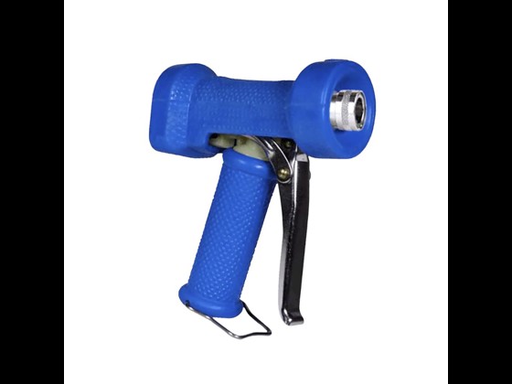 Heavy Duty industrial spray gun, ½ RG nipple, blue