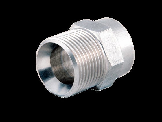 Alfotech's BSP nipple with 60° cone is of high quality and is used for welding for bellows hoses. Made of stainless steel AISI 316. Order online here.