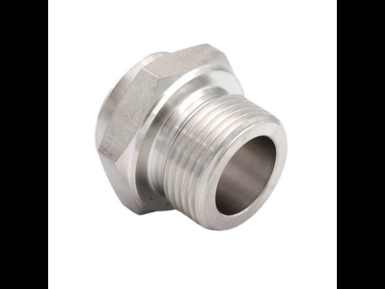 Alfotech's BSP nipple is of high quality and is used for welding for bellows hoses. Made of stainless steel AISI 316. Order online via our webshop here.