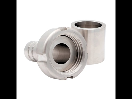 Alfotech's DS union nut is made of high quality stainless steel. Supports connections between 25.0 mm and up to 102.0 mm. Order via our webshop here.