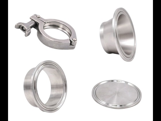 Large selection of Clamp union parts in stainless steel. Perfect for hygienic joints in the food industry. High quality and durability. Explore them here!