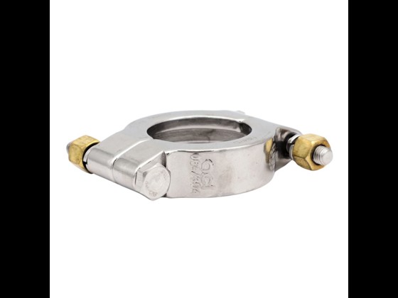 Gain extra strength and security with our heavy-duty DIN Clamp ring with double bolt. Made of stainless steel for maximum durability. Order now!