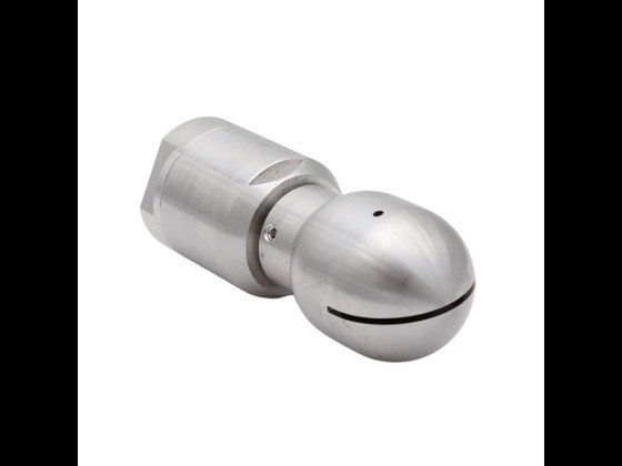 Durable stainless steel rotary nozzle, ideal for cleaning tanks up to 5 meters in diameter. Covers temperatures up to 90°C. Order online today!