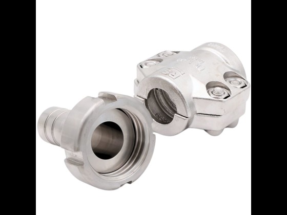 Alfotech's DS union nut is made of high quality stainless steel. Supports connections between 25.0 mm and up to 102.0 mm. Order via our webshop here.