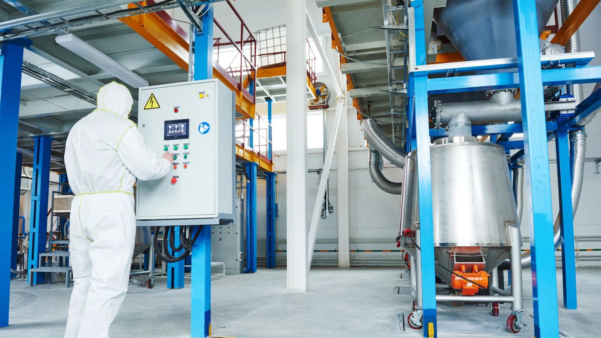 employee at a chemical plant