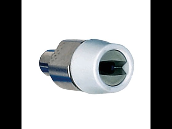 Nozzle insert with white code, stainless nozzle and coupling nipple. Composite protector ensures durability. For professional cleaning. Order online!