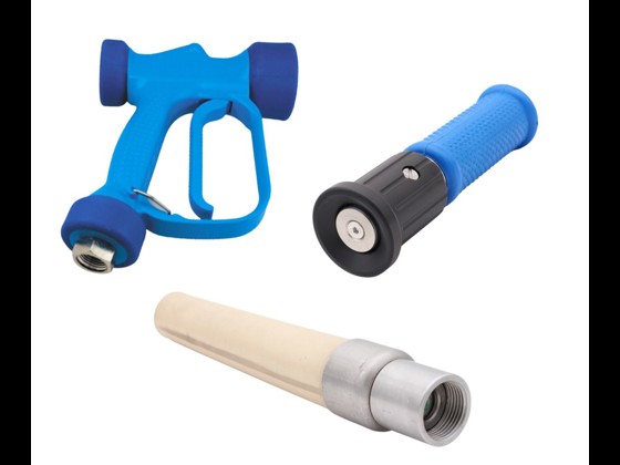 Large selection of flush guns, manufactured for industrial use. At Alfotech, we also offer a range of extra high-quality mouthpieces.