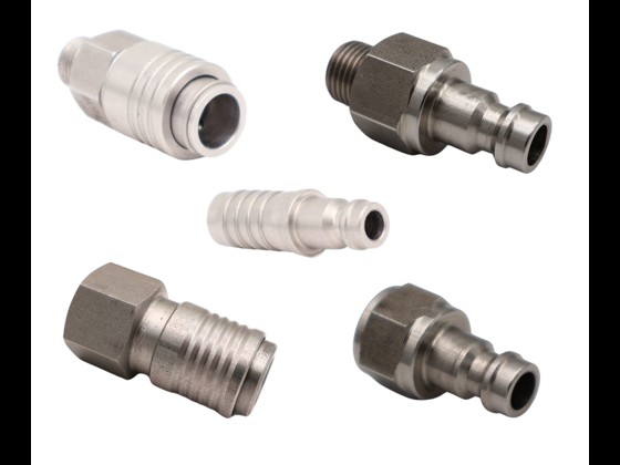 Wide range of high-quality stainless AG MINI couplings, incl. nipples, sockets etc. High sanitary standard and long service life. See the range here!